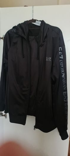 EA7 Core Hooded Down Jacket and tracksuit