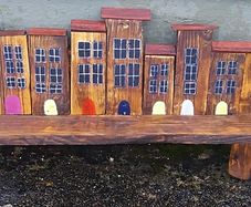 Rustic Village Floating Shelf / Display
