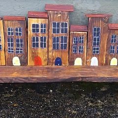 Rustic Village Floating Shelf / Display