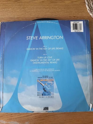 Steve Arrington Dancin In The Key Of Life 12 inch Vinyl