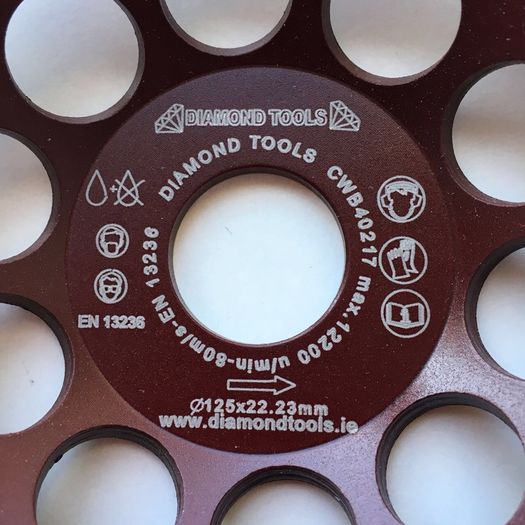 125mm Grinding Wheel for very hard concrete