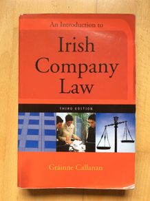 An introduction to Irish company law book