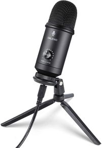 Microphones Professional USB Microphone for Recording, Streaming, Podcasting, Broadcasting, Gaming, Voiceovers, Plug & Play with Tripod Stand, Compatible with PC Laptop and Mac