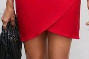 red dress size fits xs s never worn