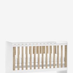 Next Parker navy and pale oak cotbed