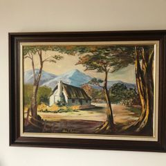 African oil painting