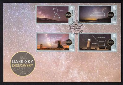 2014 Isle of Man Dark Sky Discovery Commemorative Stamps First Day Cover (FDC)