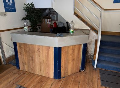 Reception counter desk