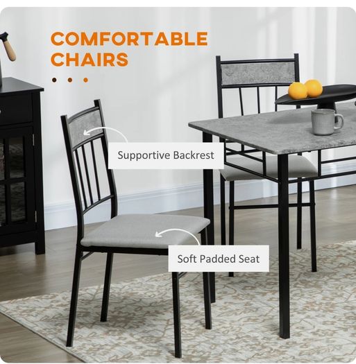 Table and 4 Chairs