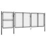 Garden Gate Steel 125x395 cm Anthracite Image 2