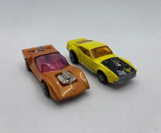 Vintage Matchbox Super Fast Gruesome Twosome and Boss Mustang
