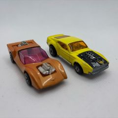 Vintage Matchbox Super Fast Gruesome Twosome and Boss Mustang