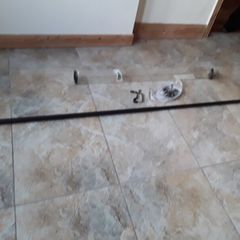 black metal pole