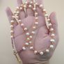 Elegant Fresh Water Pearl and Agate Beads Necklace Image 8