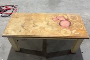 coffee table needs fresh paint
