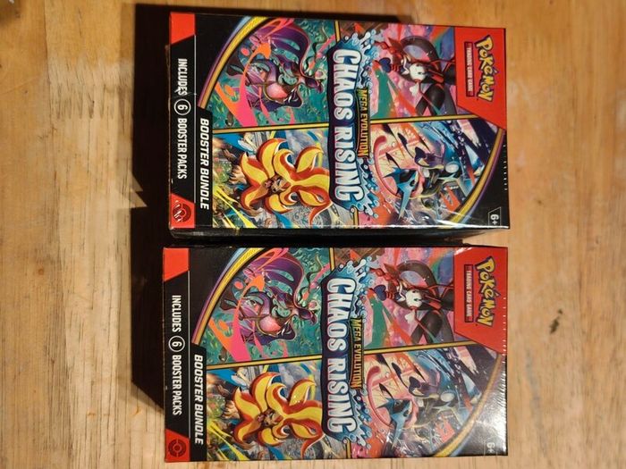 Pokemon Tcg Mega Evolution Chaos Rising booster bundle X2