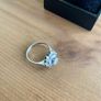 Diamond White Gold Art Deco Engagement or Dress ring Image 2
