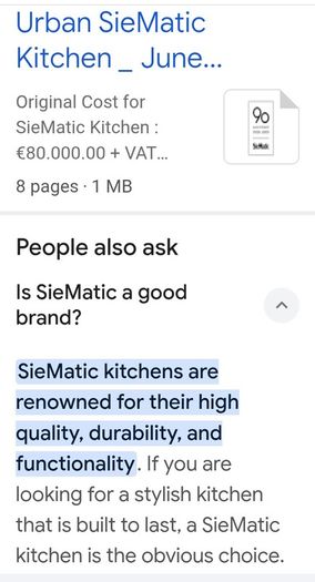 Siematic Kitchen