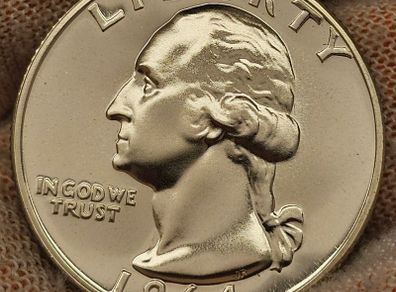 USA United States 1964 Silver Proof Washington Quarter Beautiful Gem Proof