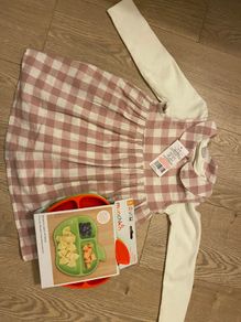 Baby dress&body + munchkin plates