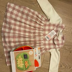 Baby dress&body + munchkin plates