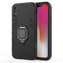 For iPhone XR Case Hybrid Cover Rugged Armor Shockproof Magnet Ring Holder Stand - FHT02IPK5 Image 2