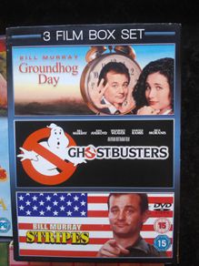 Bill Murray Dvd Set- Ghostbusters, Groundhog Day, Stripes Classic Comedy