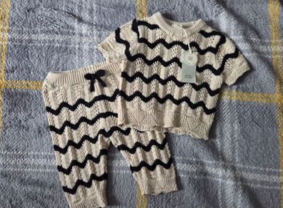 Brand New River Island Baby Knit 2-Piece Set (0-3 Months)