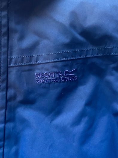 Boys Regatta Blue Waterproof Hooded Jacket