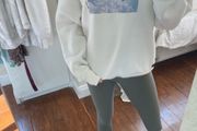 Oversized white sweatshirt size M