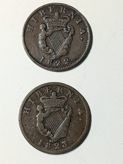 George 4th Irish Halfpennies