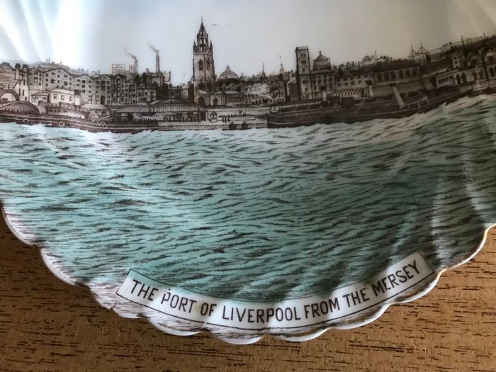 Vintage 'Port of Liverpool' Plate