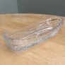 Vintage Heavy Waterford Crystal Boat Shaped  Dish Image 3