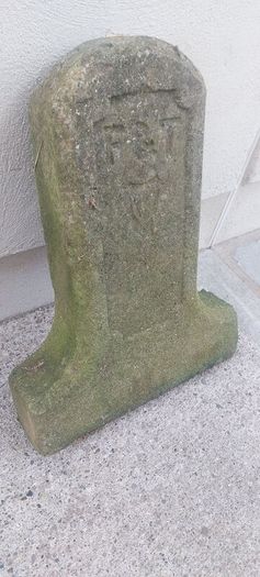 Old telecom marker post