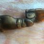 antique brass door knocker Image 6