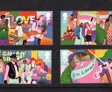 2022 Great Britain Pride Commemorative Stamps Mint Never Hinged (MNH)