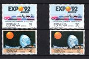 1987 Spain EXPO `92, Sevilla (issue 1 &amp; 2) Commemorative Stamps Mint Never Hinged (MNH)