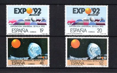 1987 Spain EXPO `92, Sevilla (issue 1 & 2) Commemorative Stamps Mint Never Hinged (MNH)
