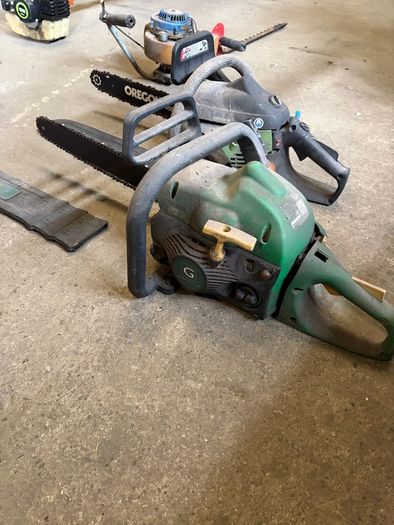 Strimmers, chainsaws and hedgecutters