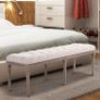 NEW SALE | Cushioned Dining Bench, Bed End Side Chaise Lounge Sofa Image 3
