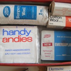 Vintage Boots First Aid Kit.