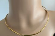 Gold tone necklace