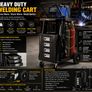 Heavy Duty Welding Cart with 4 Drawers and Gas Cylinder Storage Image 2