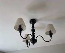 Two Black Ceiling Lights available
