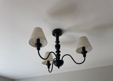 Two Black Ceiling Lights available