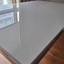 Contemporary white top dining table Image 2
