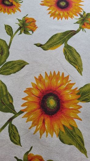Tablecloth " Sunflowers" Round 140cm. Rectangular 140cm x 200,250, 280cm