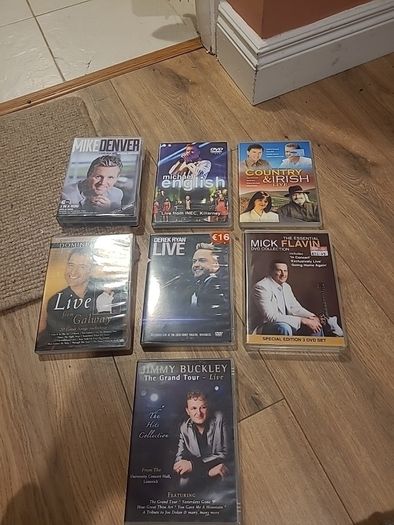 Selection of Irish country music dvds