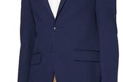 Amazon Brand Find Mens Slim Fit Blazer Navy Blue Size S