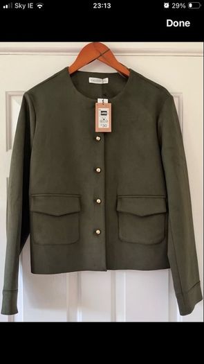 BNWT Size 16 Dark Green Jacket by Gallery, Dunne's